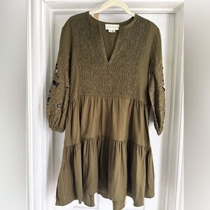 Sachin & Babi Olive Green Dress